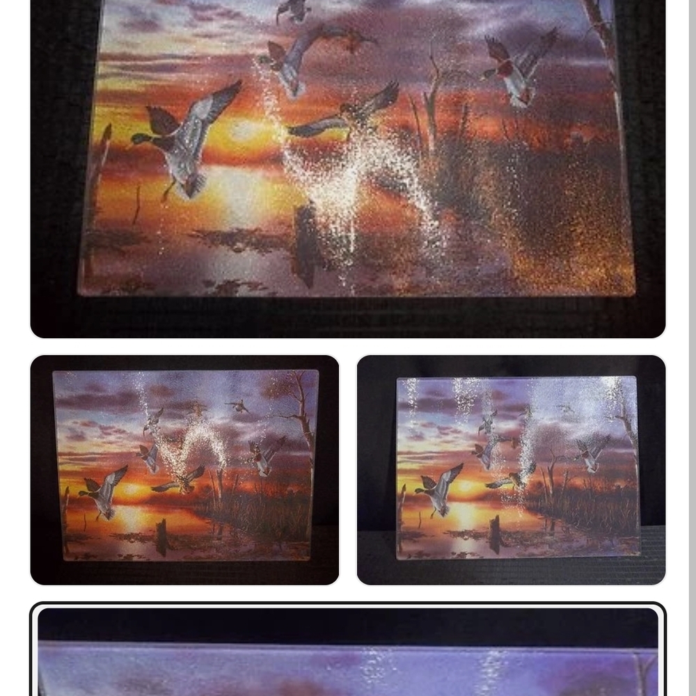 Sunset Ducks  Cutting Board.